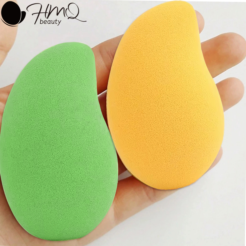 Beauty Makeup Foundation - 12/2pcs Mango Shape Soft แต่งหน้าฟองน้ํา Face