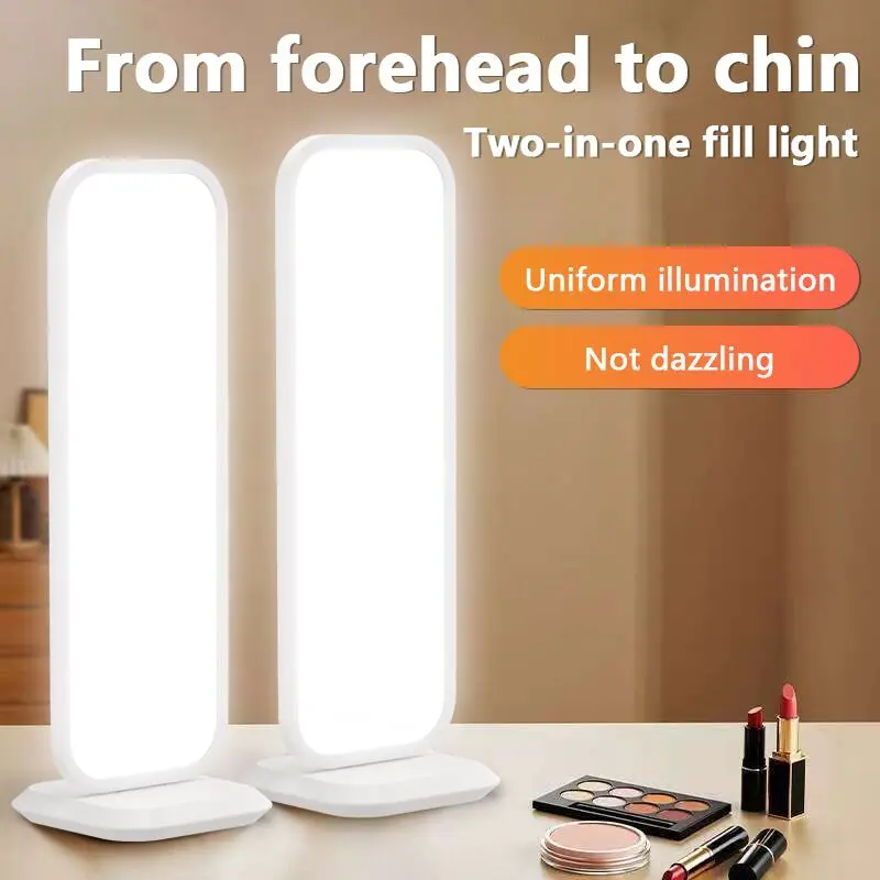 Beauty Makeup Tiktok - ไฟ LED ตั้งโต๊ะแบบครึ่งตัว ปรับแสงได้ 2700-6500K สำหรับถ่ายเซลฟี่