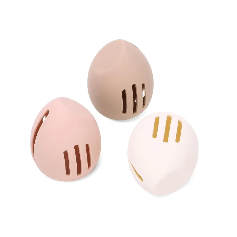 Cosmetic Sponge - กระเป๋าเก็บแป้งพัฟระบายอากาศได้ดีทำจากซิลิโคนอุปกรณ์เครื่องมือความงามใหม่