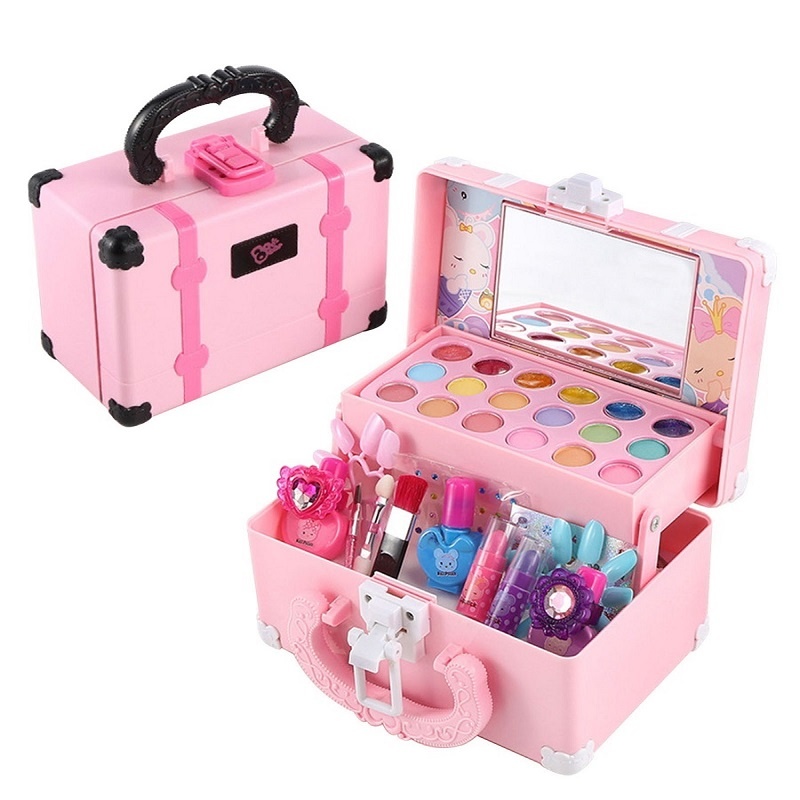 Beauty Makeup Kit For Kids - ชุดเครื่องสำอางเด็ก ลิปสติก ของเล่นแต่งหน้า ชุดของเล่นเสริมสร้างจินตนาการ ของเล่นเสริมพัฒนาการเด็กผู้หญิง ชุดของเล่นแต่งหน้าเจ้าหญิง