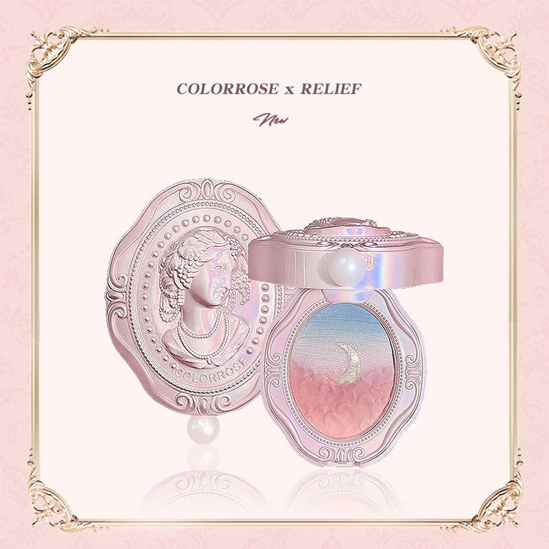 Beauty Makeup Palette - Colorrose นูน Blush Nude Natural Blusher