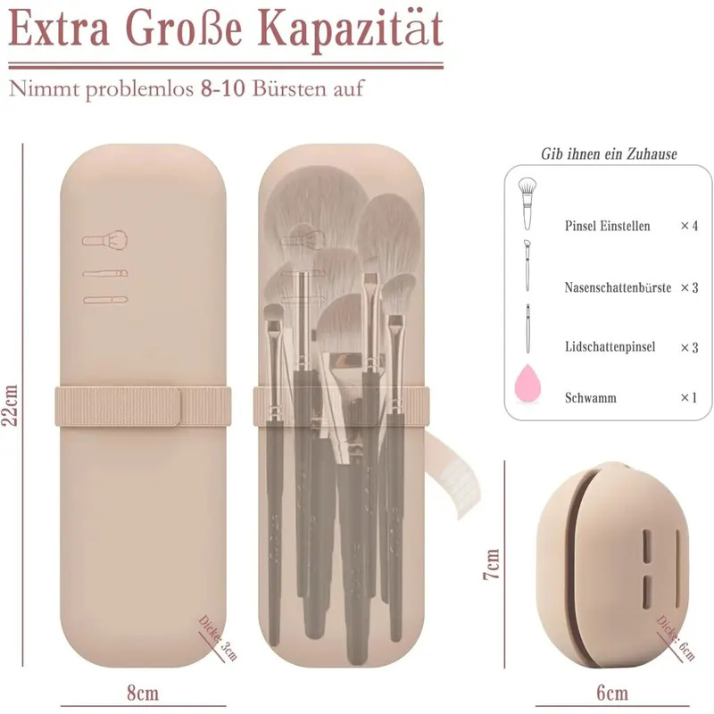 ที่ใส่แปรงแต่งหน้าสําหรับเดินท - Cosmetic Sponge บทวิจารณ์และราคา