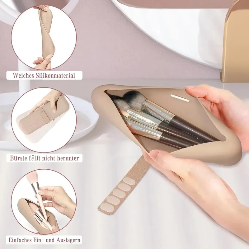 ที่ใส่แปรงแต่งหน้าสําหรับเดินท - Cosmetic Sponge บทวิจารณ์และราคา