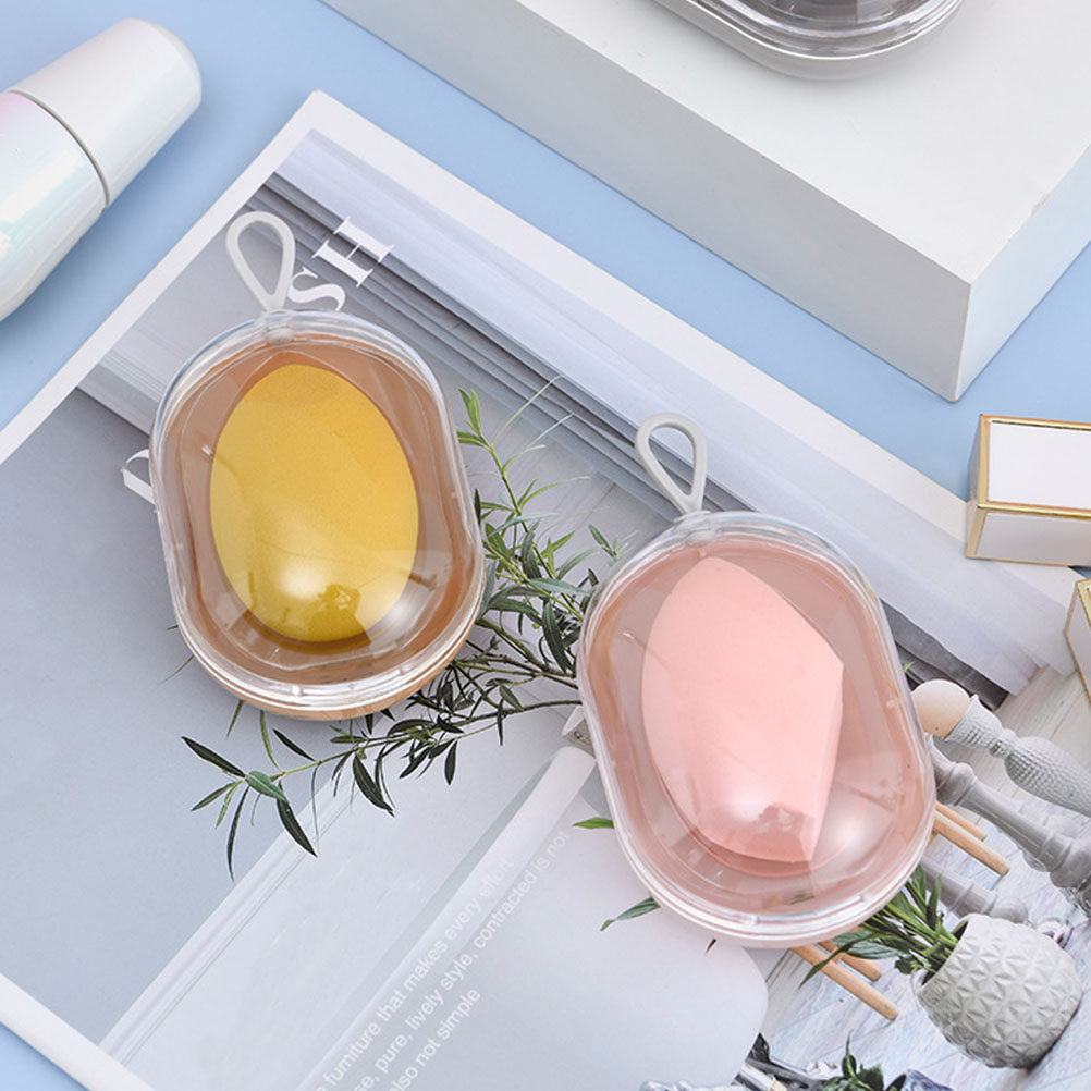 กล่องเก็บพัฟแต่งหน้าแบบเก๋ 4 ช - Beauty And Makeup บทวิจารณ์และราคา