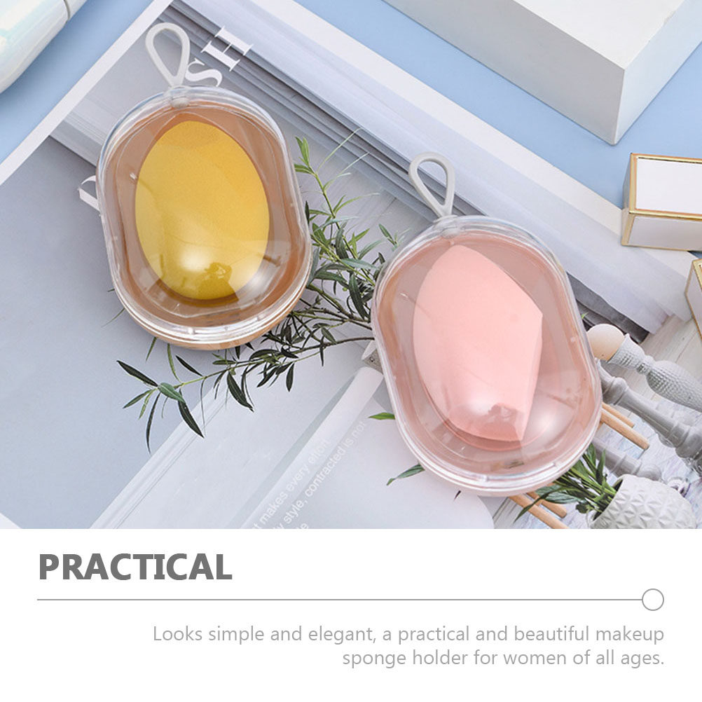กล่องเก็บพัฟแต่งหน้าแบบเก๋ 4 ช - Beauty And Makeup บทวิจารณ์และราคา