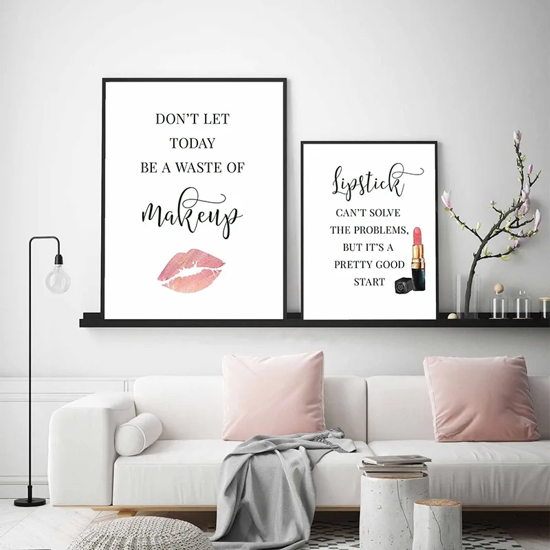 แต่งหน้าคําคมโปสเตอร์Eyelashคิ - Beauty Of Makeup Quotes บทวิจารณ์และราคา