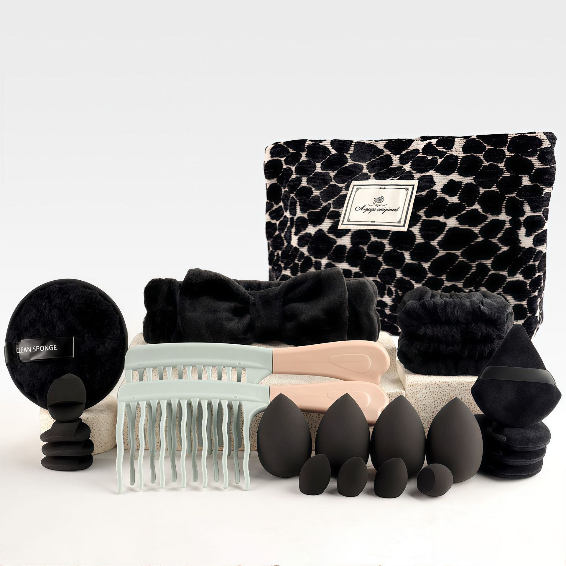 ชุดแปรงแต่งหน้าสไตล์หรูหรา ชุด - Beauty Makeup Tool บทวิจารณ์และราคา