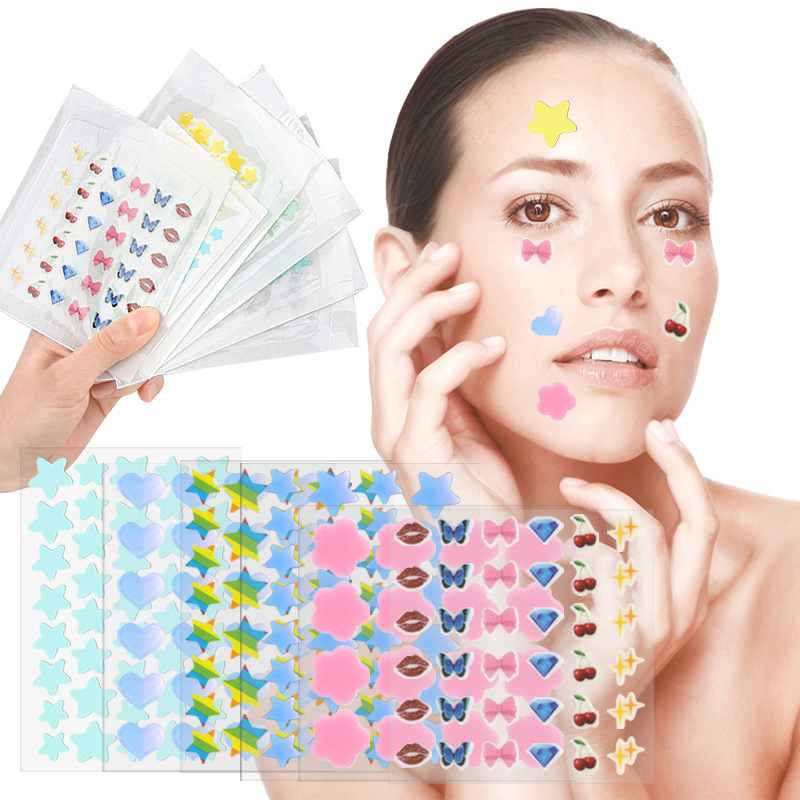 แผ่นแปะสิวการ์ตูนสีสันสดใส บำร - Beauty Makeup Tool บทวิจารณ์และราคา