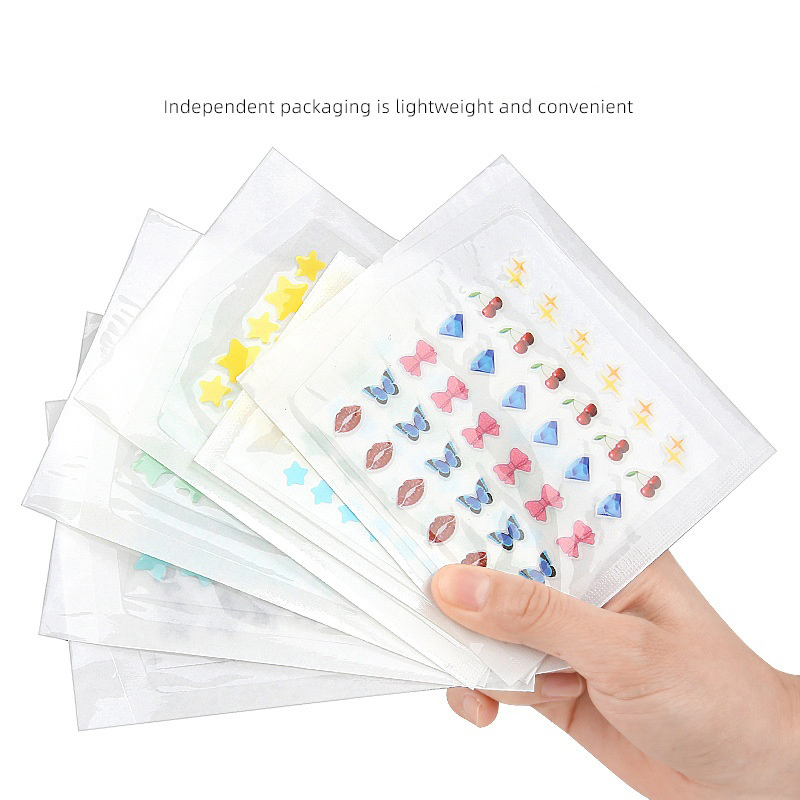 แผ่นแปะสิวการ์ตูนสีสันสดใส บำร - Beauty Makeup Tool บทวิจารณ์และราคา