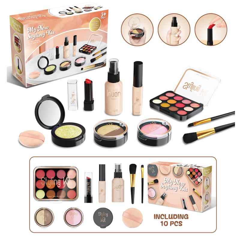 10 ชิ้นจําลองสาวความงามเล่นชุด - Makeup Beauty House บทวิจารณ์และราคา