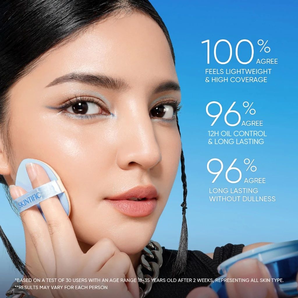 SKINTIFIC Perfect Stay Full Co - Beauty Makeup Foundation บทวิจารณ์และราคา