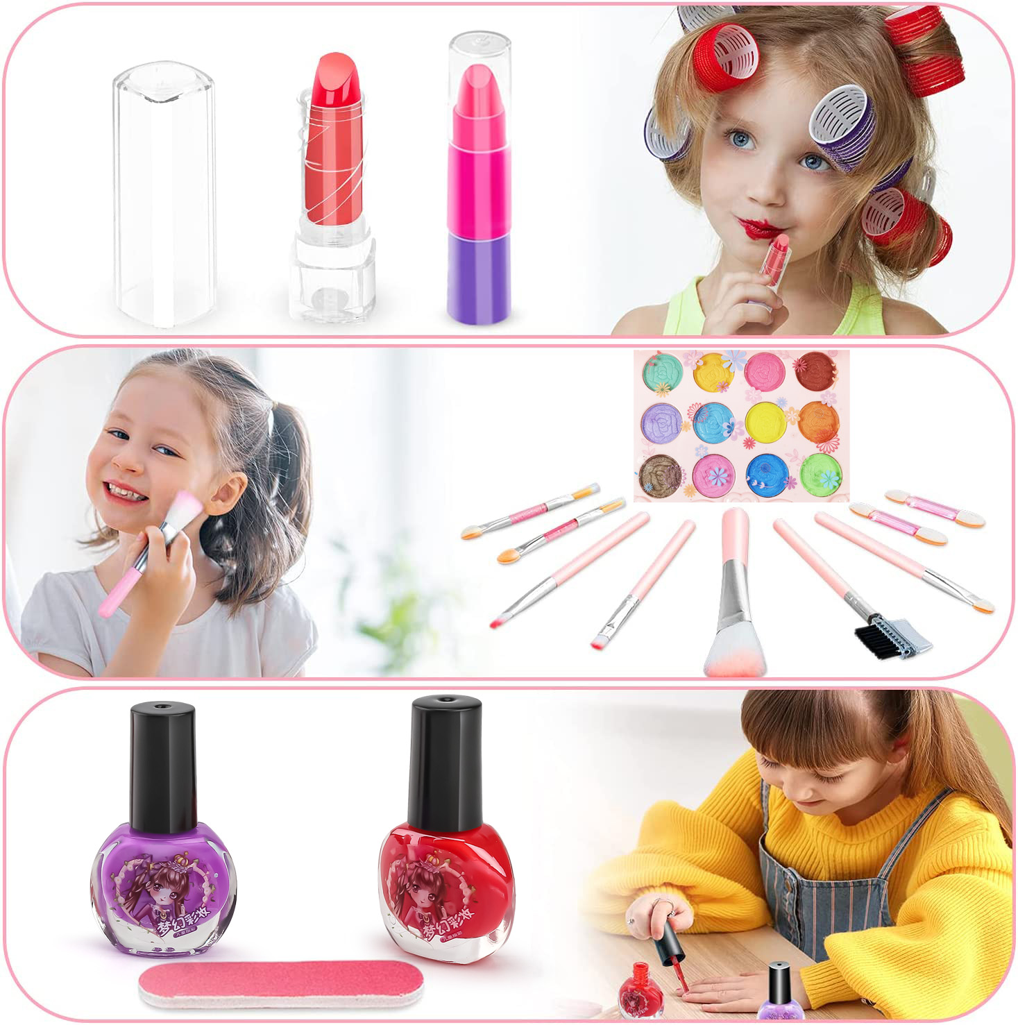 ชุดของเล่นแต่งหน้าสำหรับเด็กผู - Beauty Makeup Kit For Kids บทวิจารณ์และราคา