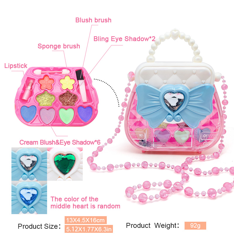 ชุดของเล่นแต่งตัวเด็ก: ชุดแต่ง - Beauty Makeup Kit For Kids บทวิจารณ์และราคา