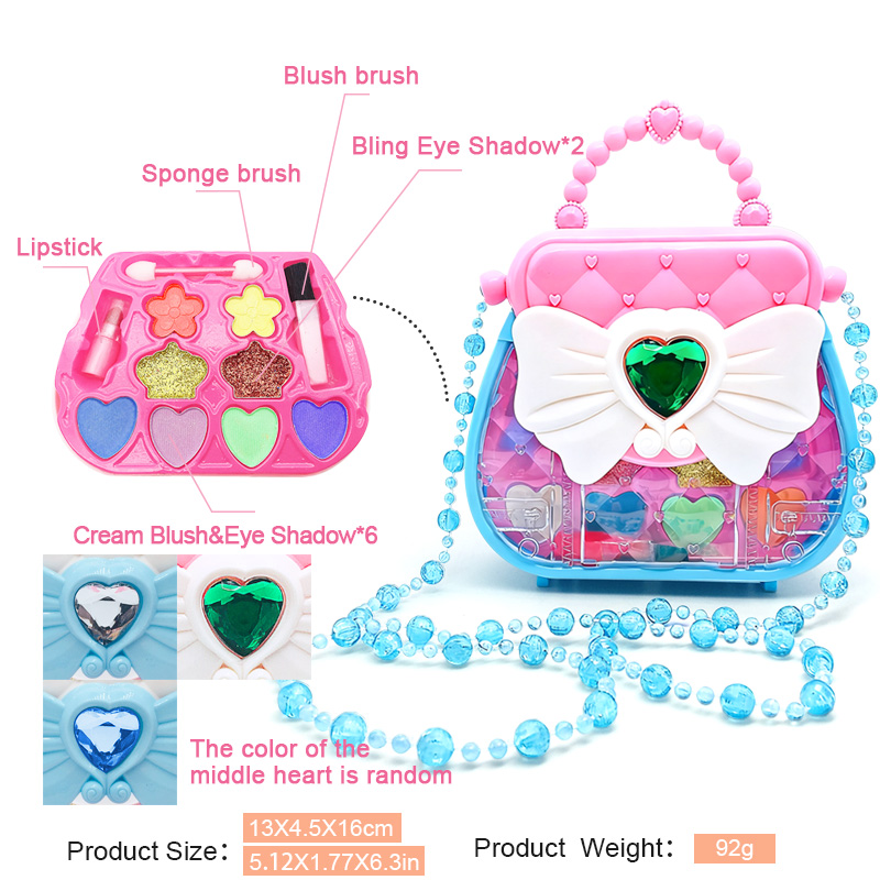 ชุดของเล่นแต่งตัวเด็ก: ชุดแต่ง - Beauty Makeup Kit For Kids บทวิจารณ์และราคา