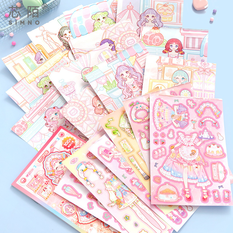 หนังสือสติกเกอร์แต่งตัวสาวน้อย - Beauty Makeup Games For Girls บทวิจารณ์และราคา