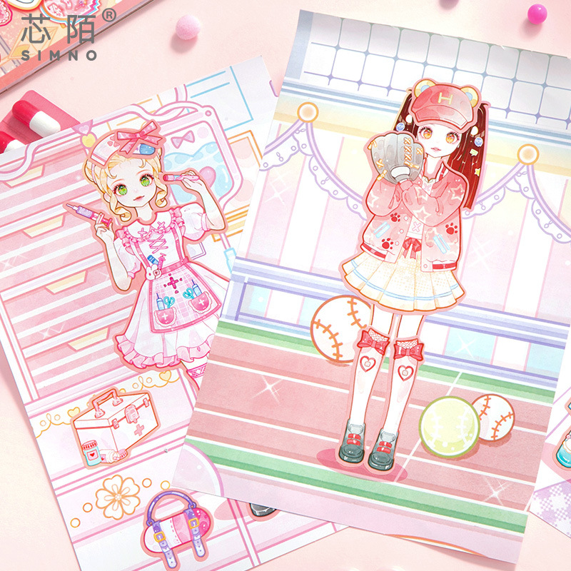 หนังสือสติกเกอร์แต่งตัวสาวน้อย - Beauty Makeup Games For Girls บทวิจารณ์และราคา