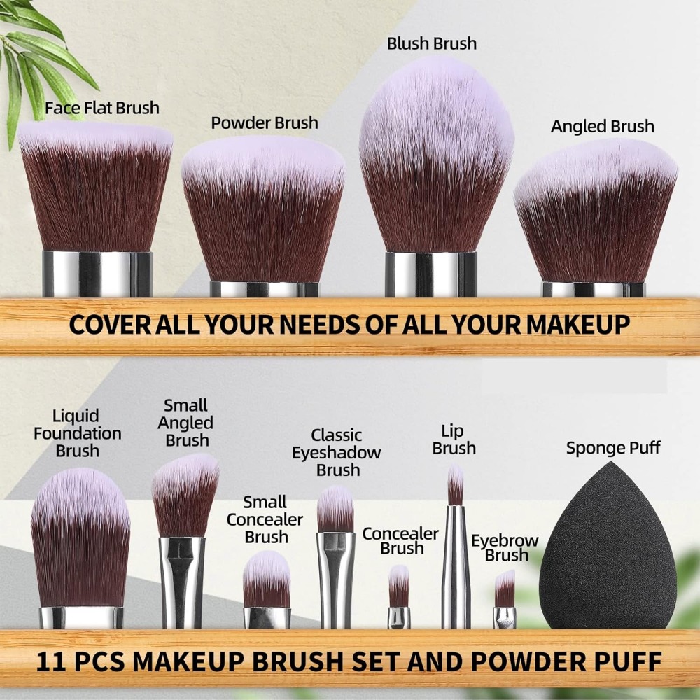 BS-MALL ชุดแปรงแต่งหน้า 11 ชิ้ - Beauty Makeup Face บทวิจารณ์และราคา