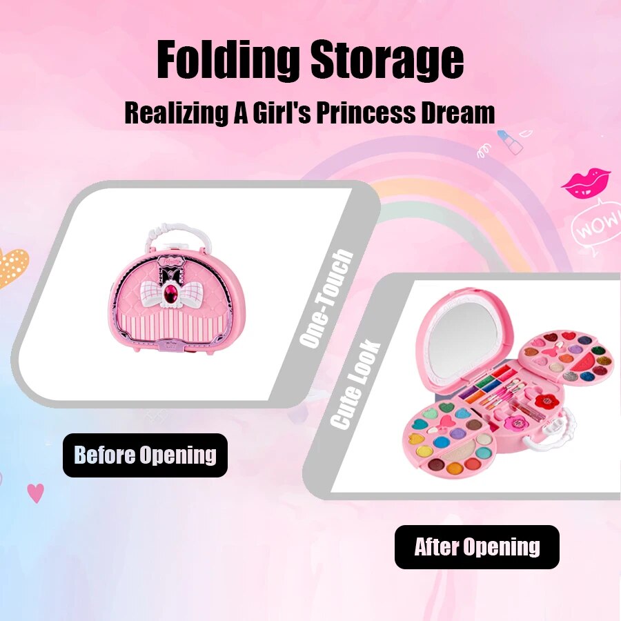 เด็กความงามของเล่นแต่งหน้าชุดถ - Beauty Makeup Kit For Kids บทวิจารณ์และราคา