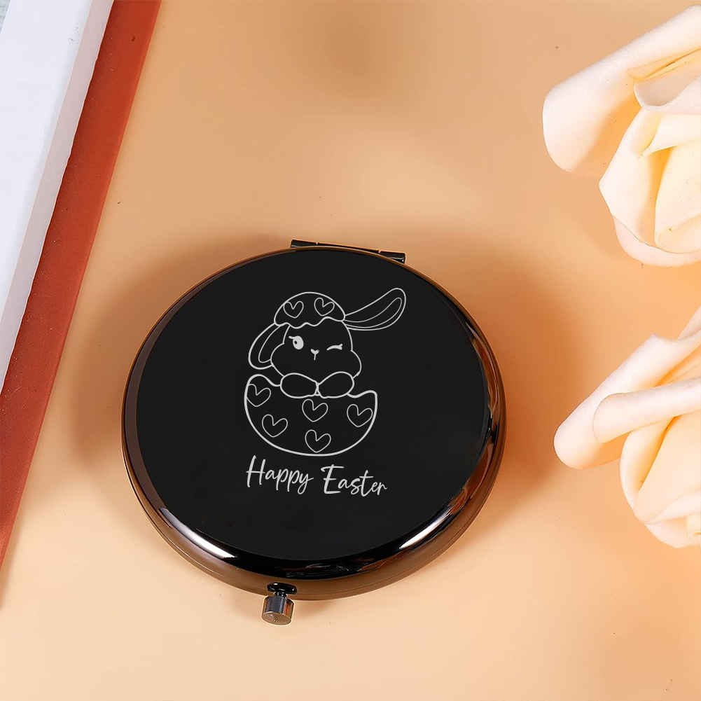 กระจกพกพาลายการ์ตูนกระต่ายน่าร - Beauty And Makeup บทวิจารณ์และราคา