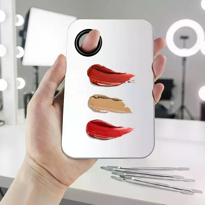 พาเลตผสมเครื่องสำอางสแตนเลส พร - Beauty Makeup Palette บทวิจารณ์และราคา