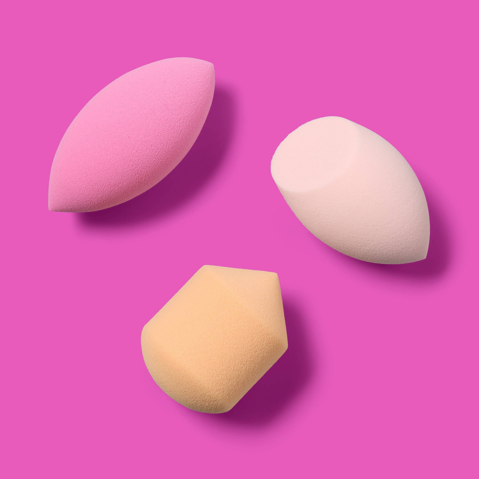 ชุดฟองน้ำแต่งหน้า 3 ชิ้น รูปทร - Cosmetic Sponge บทวิจารณ์และราคา