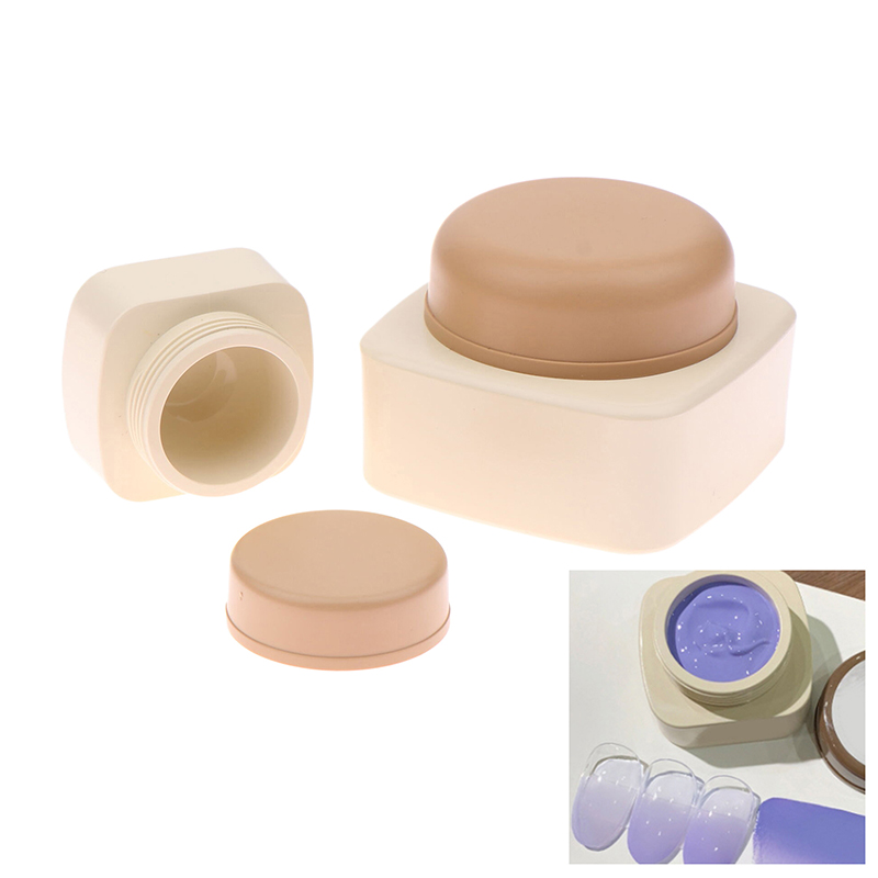 กระปุกพลาสติกเปล่าทรงสี่เหลี่ย - Beauty Makeup Tool บทวิจารณ์และราคา
