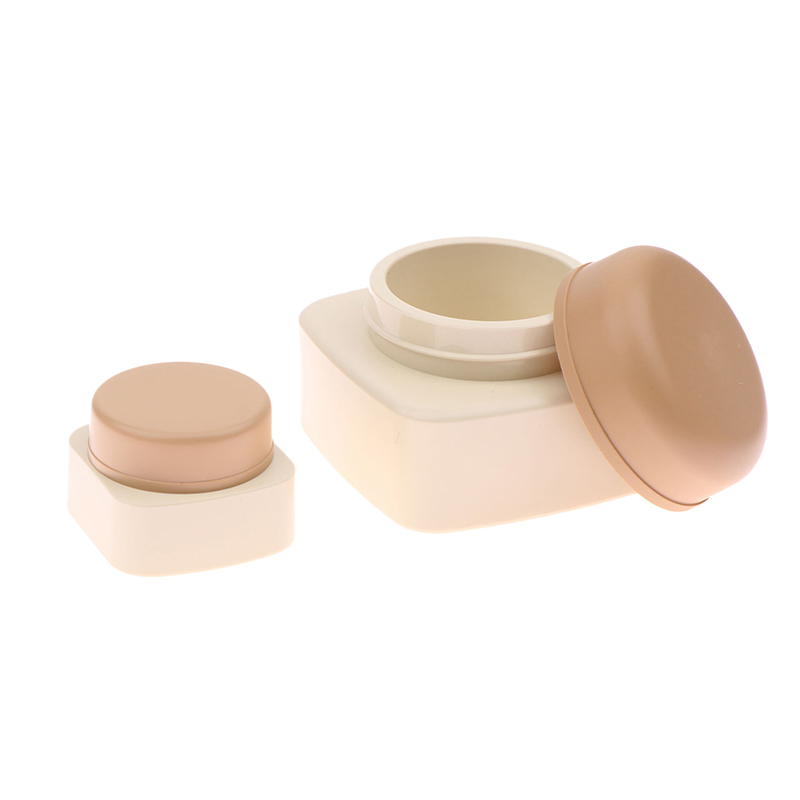 กระปุกพลาสติกเปล่าทรงสี่เหลี่ย - Beauty Makeup Tool บทวิจารณ์และราคา