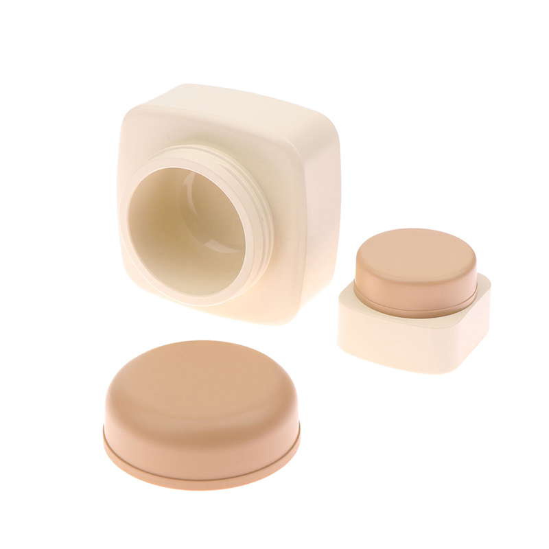 กระปุกพลาสติกเปล่าทรงสี่เหลี่ย - Beauty Makeup Tool บทวิจารณ์และราคา