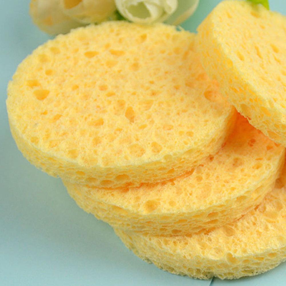 10pcs 6-9 ซม.สีเหลืองรอบแต่งหน - Cosmetic Sponge บทวิจารณ์และราคา