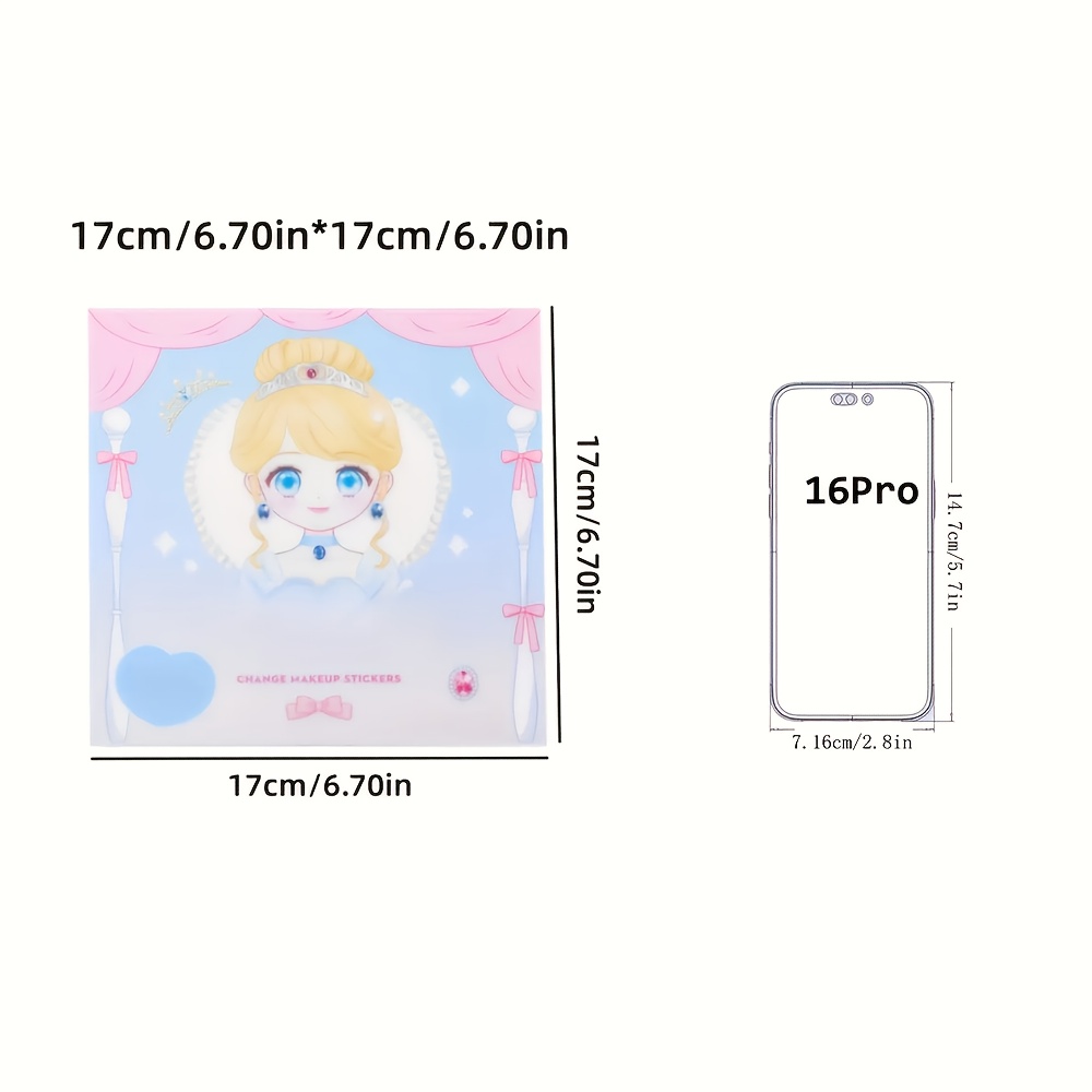 สติกเกอร์แต่งหน้าเจ้าหญิง สมุด - Beauty Makeup Games For Girls บทวิจารณ์และราคา