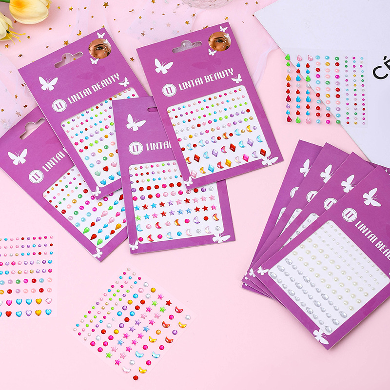 สติกเกอร์ติดหน้ารูปหยดน้ำ กันน - Beauty And Makeup บทวิจารณ์และราคา