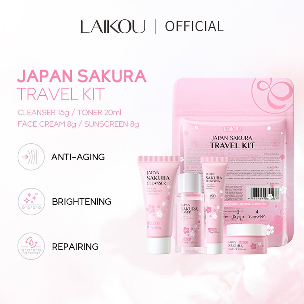 SAKURA Skin Care Set Facial Cl - Beauty And Makeup บทวิจารณ์และราคา