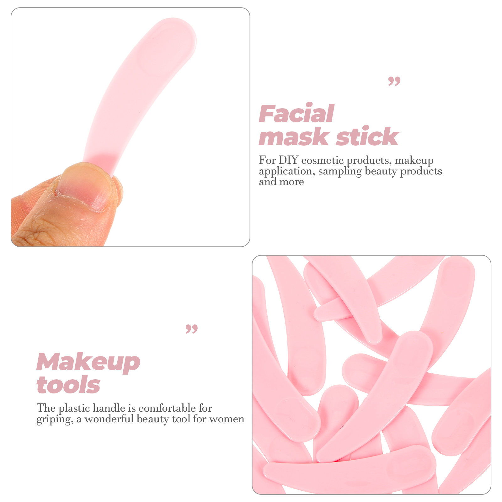 ช้อนแต่งหน้าพลาสติก 50 ชิ้น สำ - Beauty Makeup Tool บทวิจารณ์และราคา