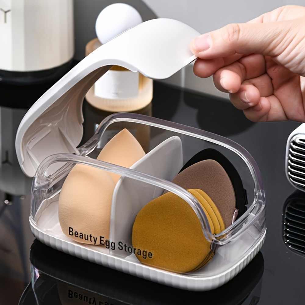 กล่องเก็บฟองน้ำแต่งหน้าแบบสองช - Cosmetic Sponge บทวิจารณ์และราคา