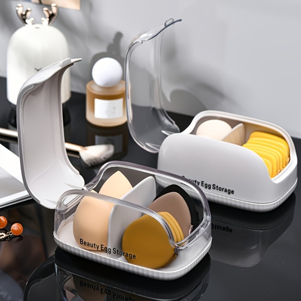 กล่องเก็บฟองน้ำแต่งหน้าแบบสองช - Cosmetic Sponge บทวิจารณ์และราคา