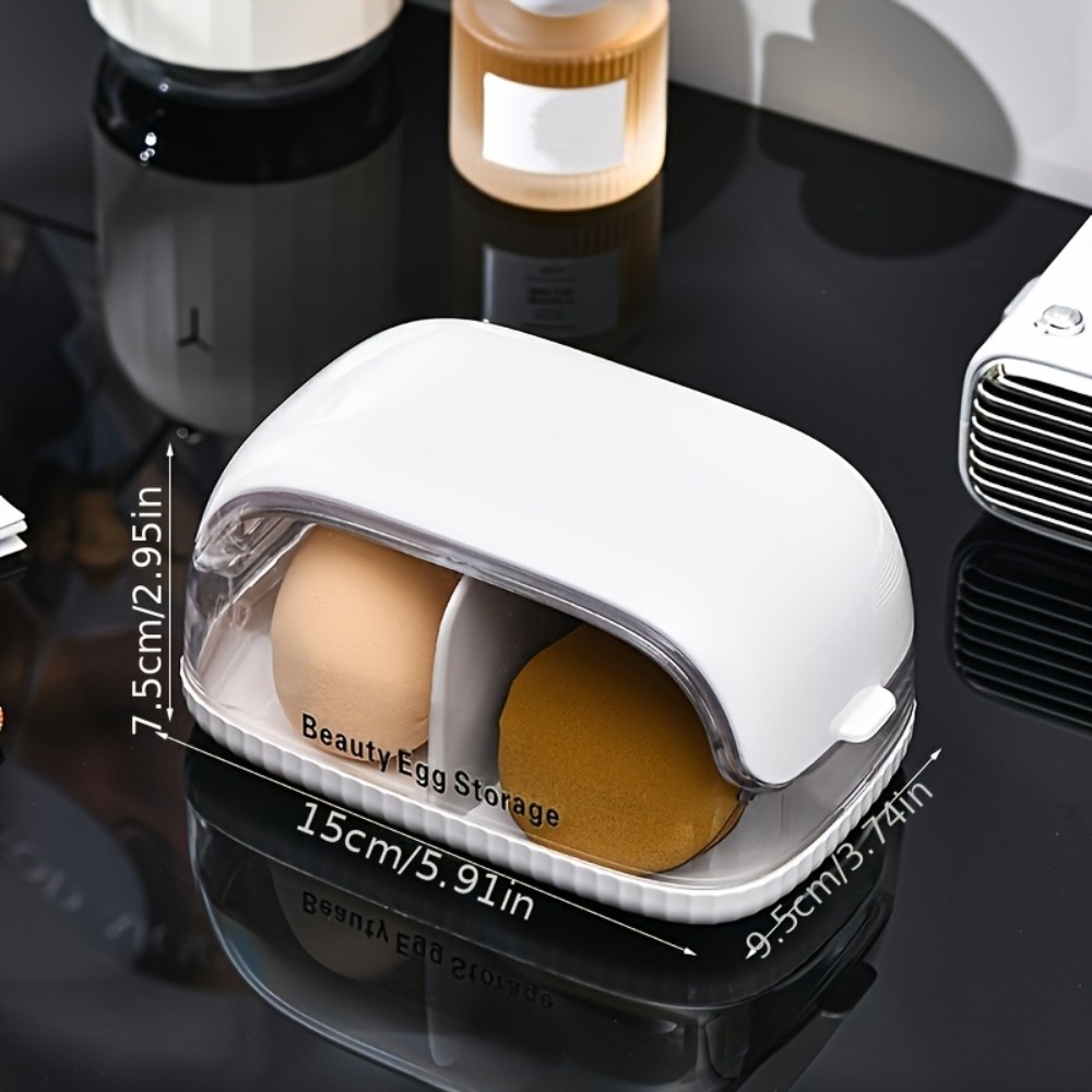 กล่องเก็บฟองน้ำแต่งหน้าแบบสองช - Cosmetic Sponge บทวิจารณ์และราคา