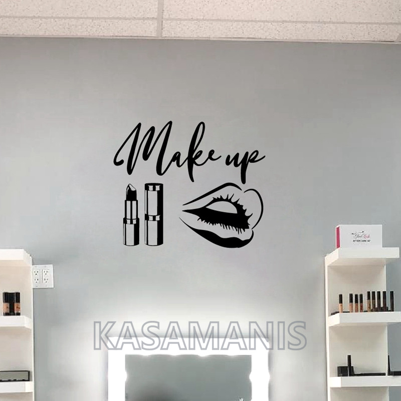 แต่งหน้า Wall Art Decals ความง - Beauty Of Makeup Quotes บทวิจารณ์และราคา